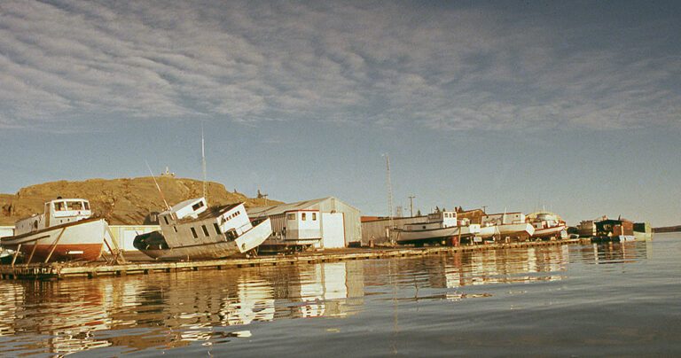 Yk Past Blast: Government Dock, 1982 5fc982202fc04.jpeg