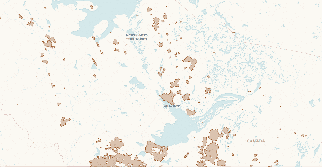 Estimating the Total Area Affected by Fires in the NWT – Edge North